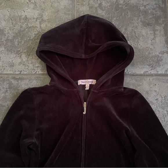 Juicy Couture Women’s Black Hoodie . Stylish . Size M - Picture 4 of 6